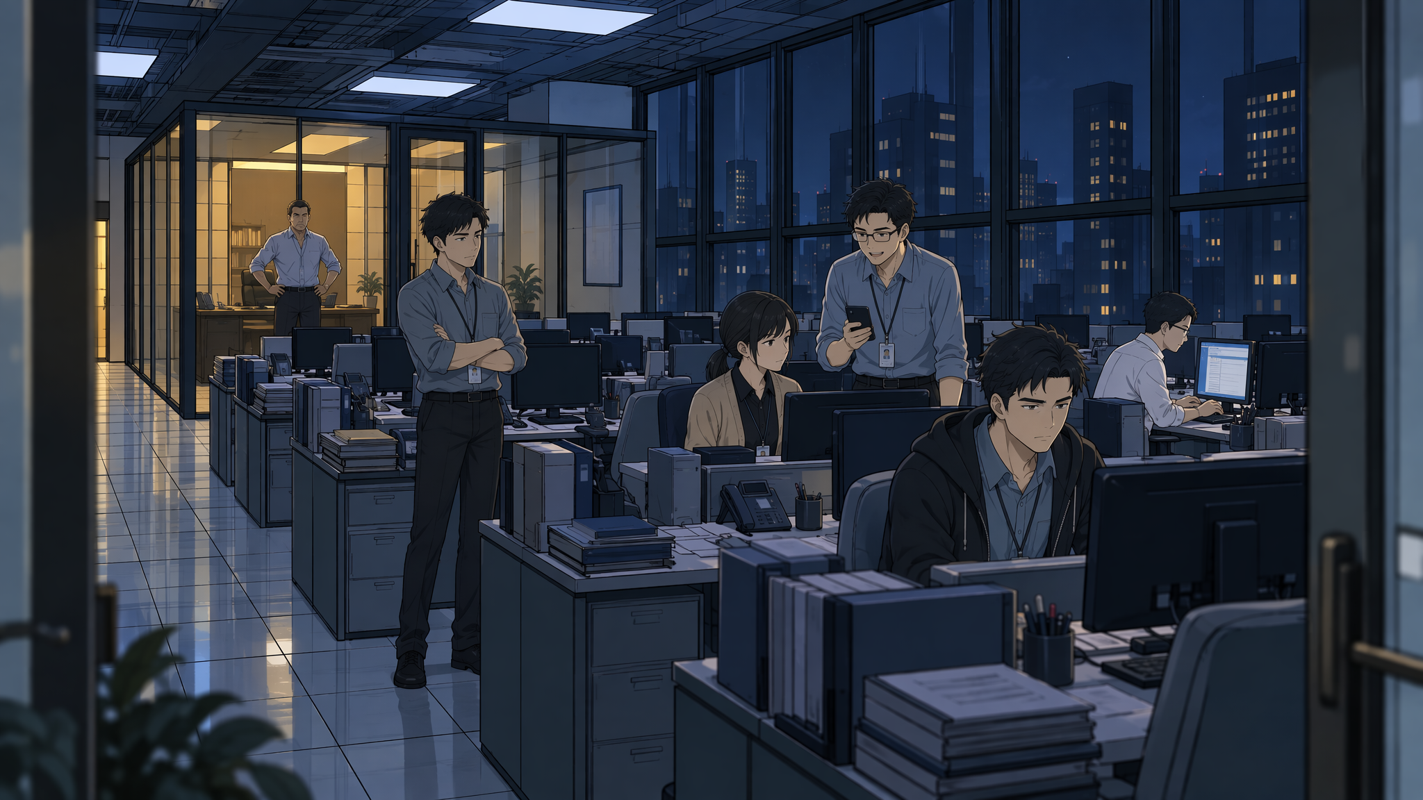 Office establishing shot mona-lisa-alpha output